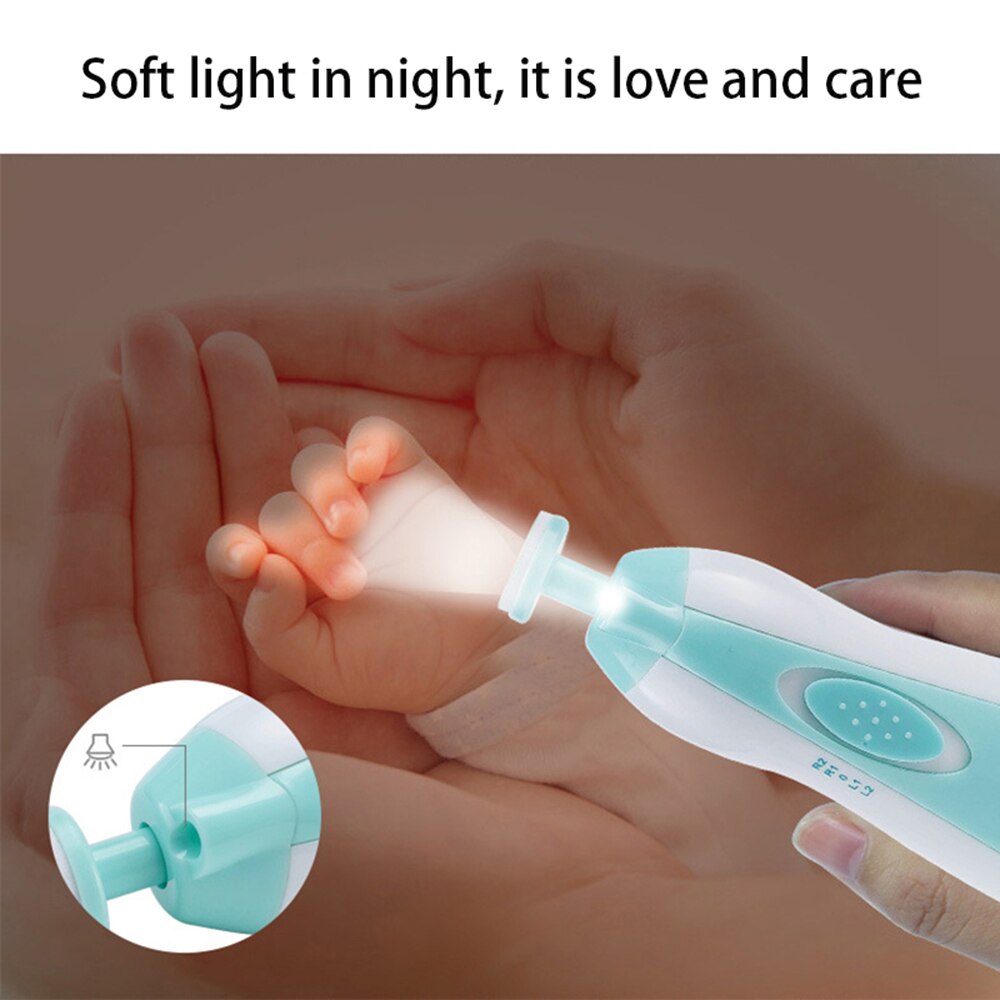 Portable Electric Baby Nail Trimmer Kids Scissors Infant Nail Care Safe Nail Clipper Cutter For Newborn Nail Trimmer Manicure D3