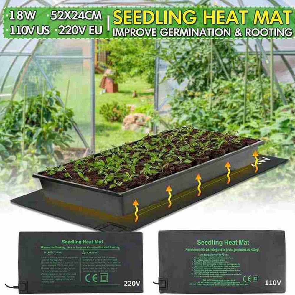 Estera térmica para plántulas, almohadilla impermeable para germinación de semillas de plantas, 110V/220V, almohadilla , herramienta de jardín para vegetales y flores