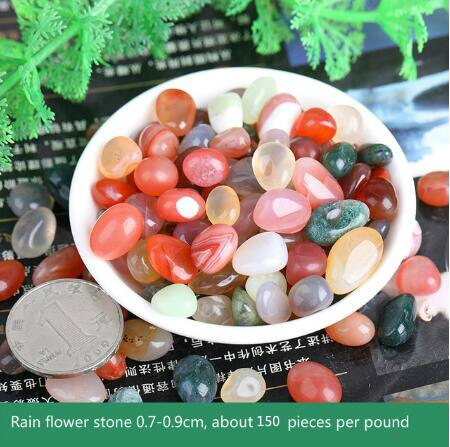 Regen Bloem Steen Aquarium Gekleurde Steentjes Bloempot Decoratie Stenen Tuin Tuinieren Tuin Decoratie: M