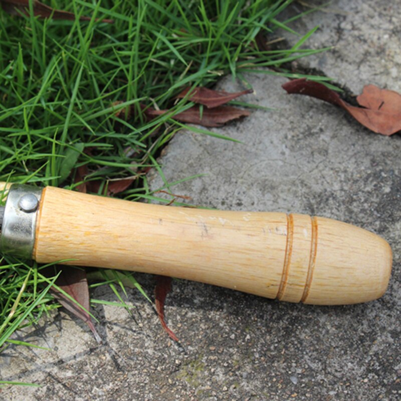 Agricultural Tools Garden Household Weeding Hoe Manganese Steel Outdoor Wooden Handle Digging Hand Tools Planting Utensils