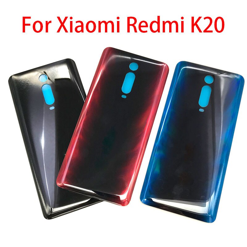 10pcs/lot , Back Glass Battery Cover For Xiaomi Mi 9 T 9T Pro Battery Door Rear Housing Battery With Ahesive For Redmi K20 Pro