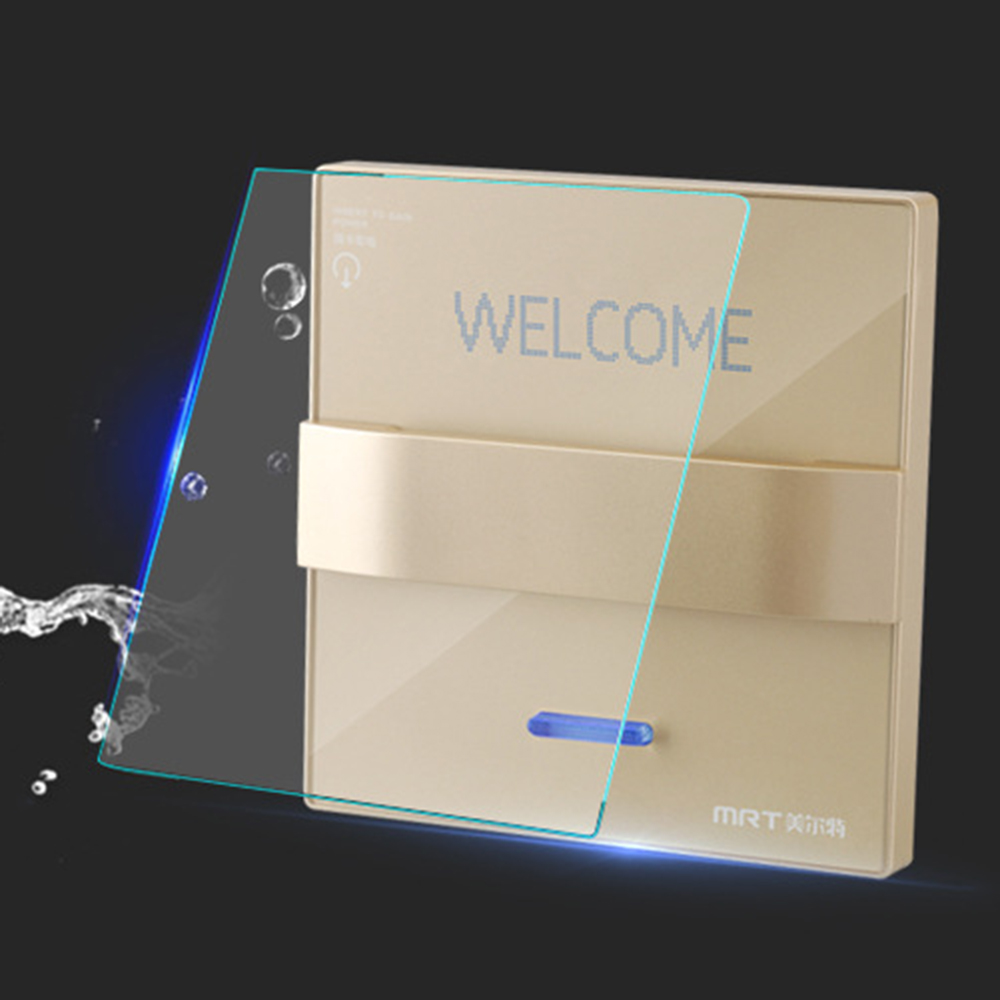 1 PCS 86x86 cm Schakelaar Magnetische Kaart Elektrische Switchs 220 V/40A Knop Insert Knop Power controle Socket Hotel