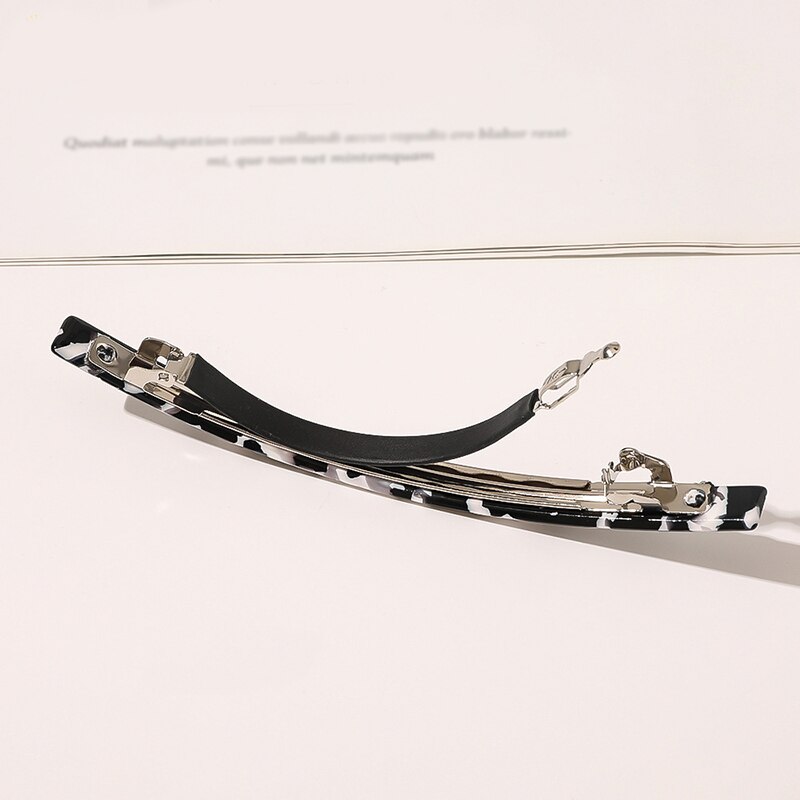Geometrische Acetaat Haar Clip Krab Zwart Wit Haarspeld Haar Claws Classic Retro Barrette Grote Vrouwen Haar Krabben Clip Voorjaar Clip