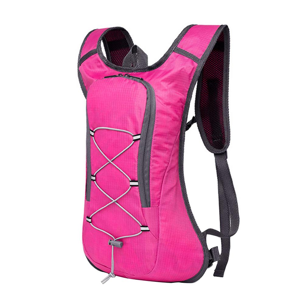 Bicycle Backpack Cycling Bag Hiking Waterproof Rucksack Men Women MTB Bike Bicycle Bag Lightweight Backpack: rose red