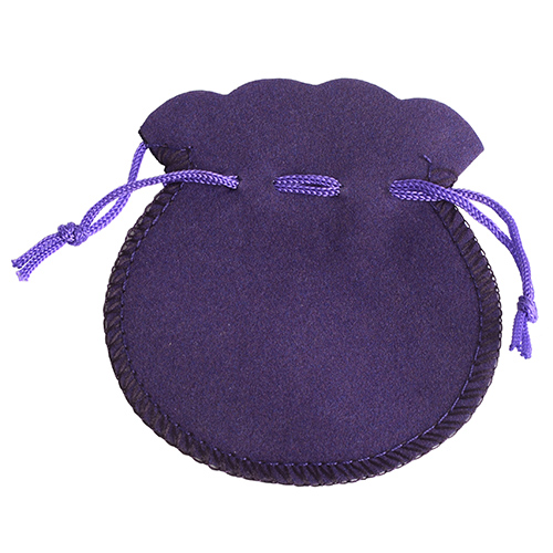 100pcs 7*8cm 9*12cm Velvet Bags Drawstring Pouch Calabash Jewelry Packing Bags Wedding Xmas Party Bags cadeau sachet bonbon: Purple / 7x8cm