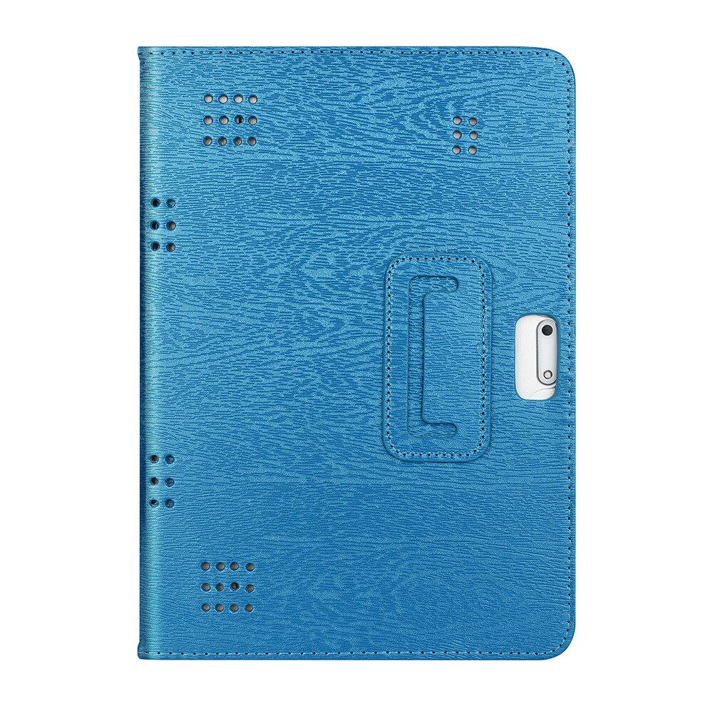 Protection Universal Folio Leather Stand Cover Case For 10 10.1 Inch Android Tablet PC Folding Waterproof Tablet Cases Covers: Blue