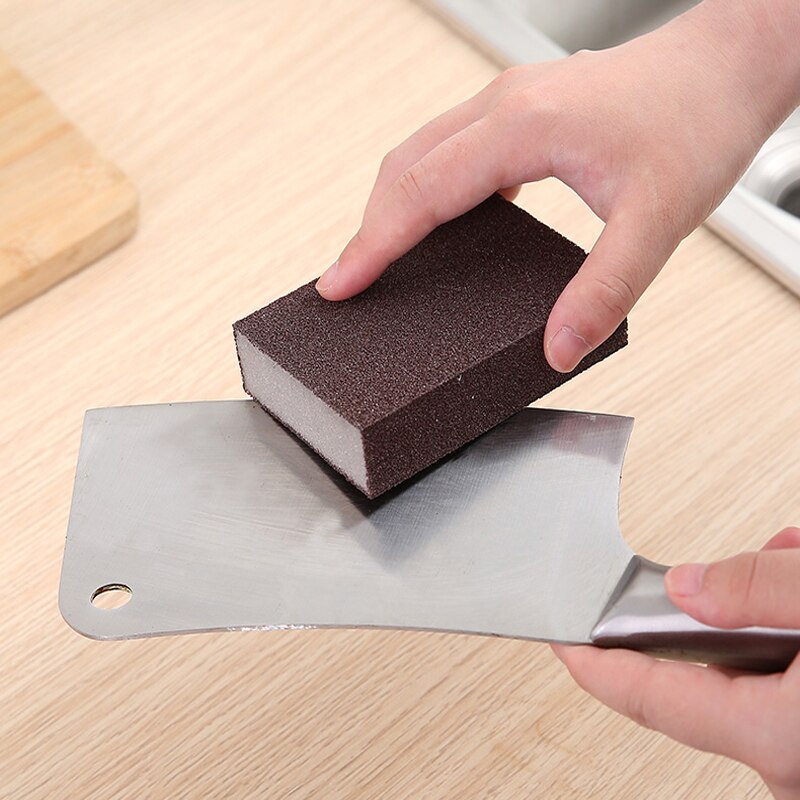 Éponge magique pour enlever la rouille, toile émeri, éponge en mélamine, nettoyant détartrant, pot à frotter, gadgets de cuisine, outils, accessoires