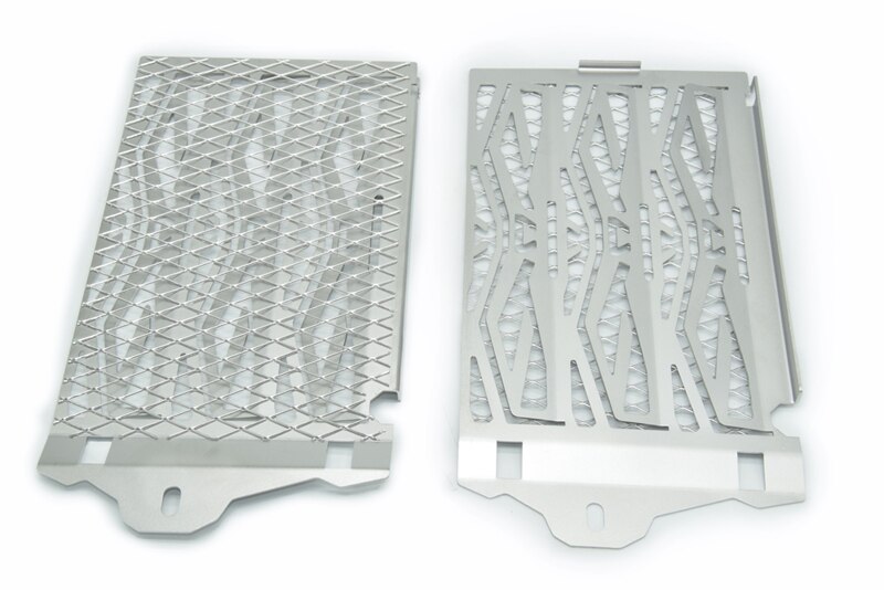 bike GP Stainless Steel Radiator Guard for BMW R1200GS/ Adventure 14-ON Silver With grid