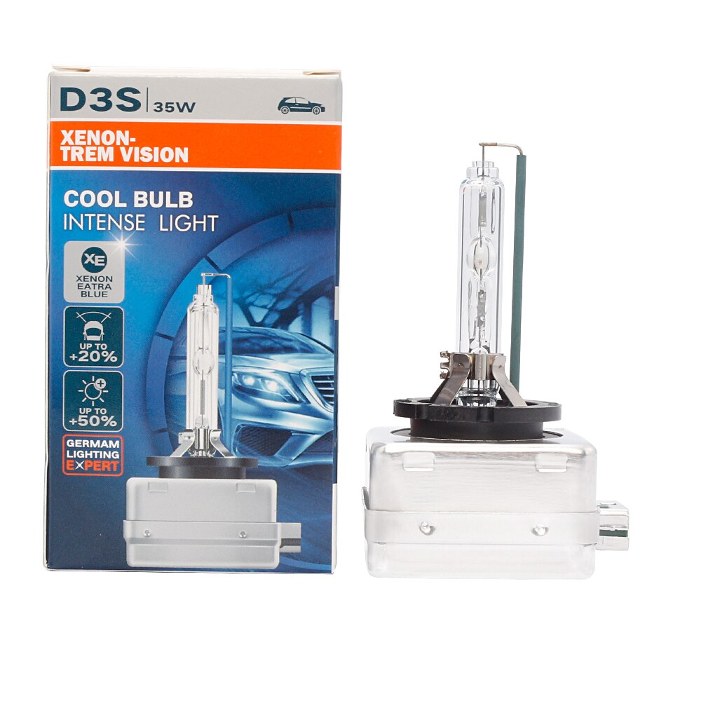 35W HID Xenon Bulb Original D3S 66340 4300K 6000K Cold Blue with Metal Bracket for Car Headlight
