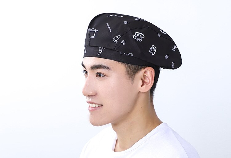 chef Hat hotel uniform chef uniform restaurant Hat cook uniform chef working wear Hat restaurant waiter work cap: 9
