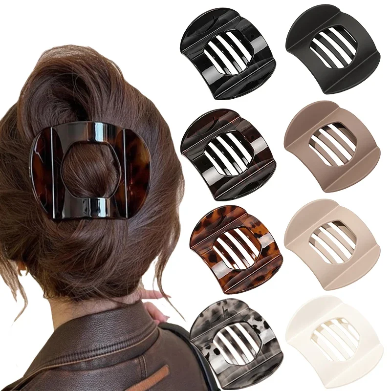 Pinzas para el pelo antideslizantes para mujer, horquillas de garra de pato en forma de arco Vintage, accesorios para el cabello de PC, grandes y pequeños, nuevos