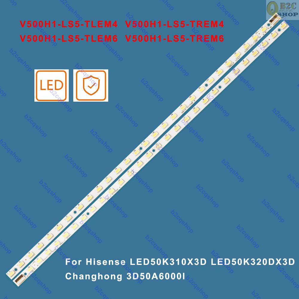 LED TV backlight strip kit for Hisense LED50K310X3D LED50K320DX3D Changhong 3D50A6000I