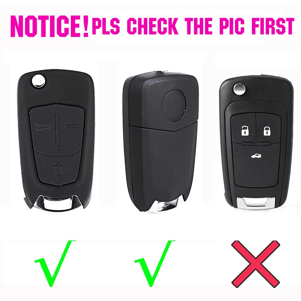 Funda de silicona para llaves de Vauxhall Opel Corsa Astra Vectra Tigra Zafira Signum Combo Meriva carcasa para mando a distancia sin llave