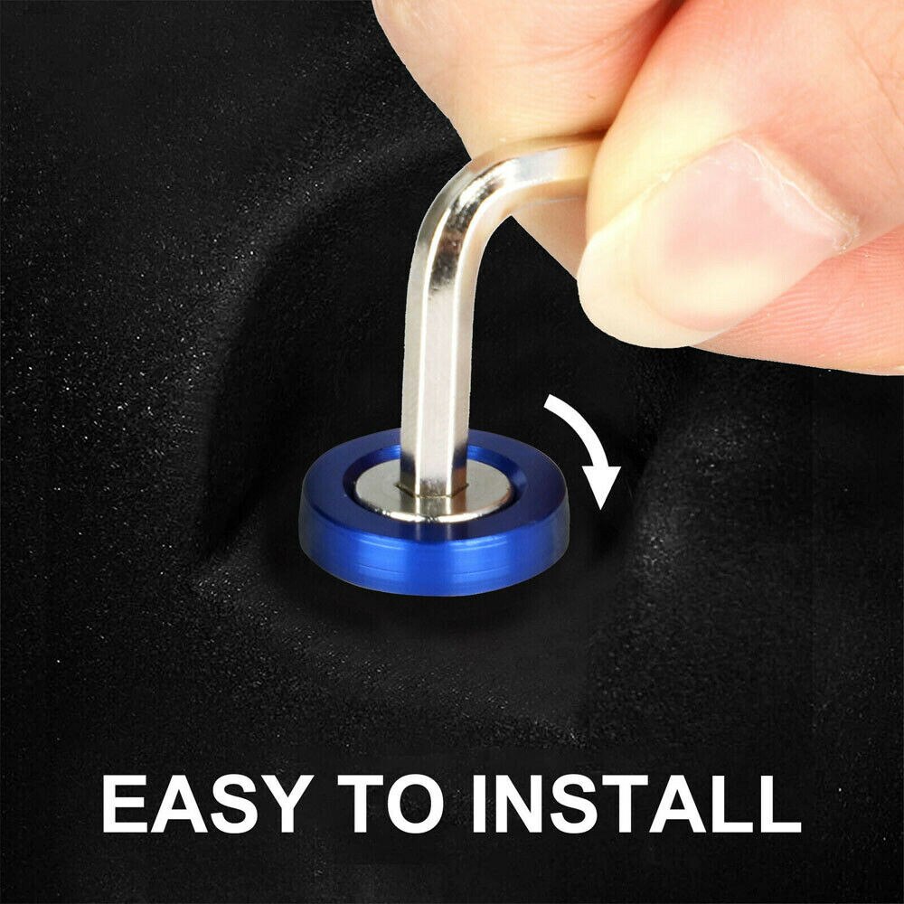 20Pcs Blue Billet Aluminum Fender/Bumper Washer/Bolt Engine Bay Dress Up Kit M6 Car Accessories