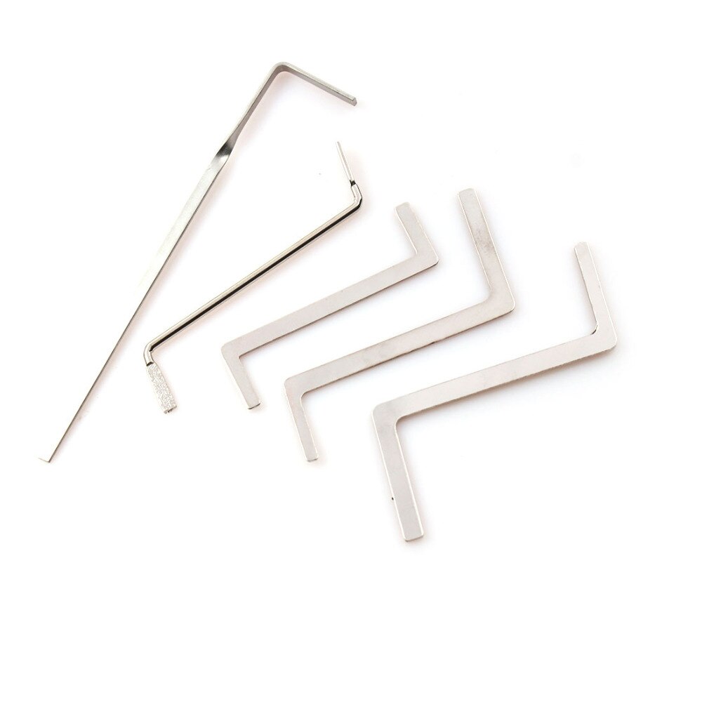 15Pcs Locksmith Tools Kit 3 In 1 Set Transparent Lock Locksmith Wrench Tools Locksmith Broken Key Unlock Tool For Locksmiths