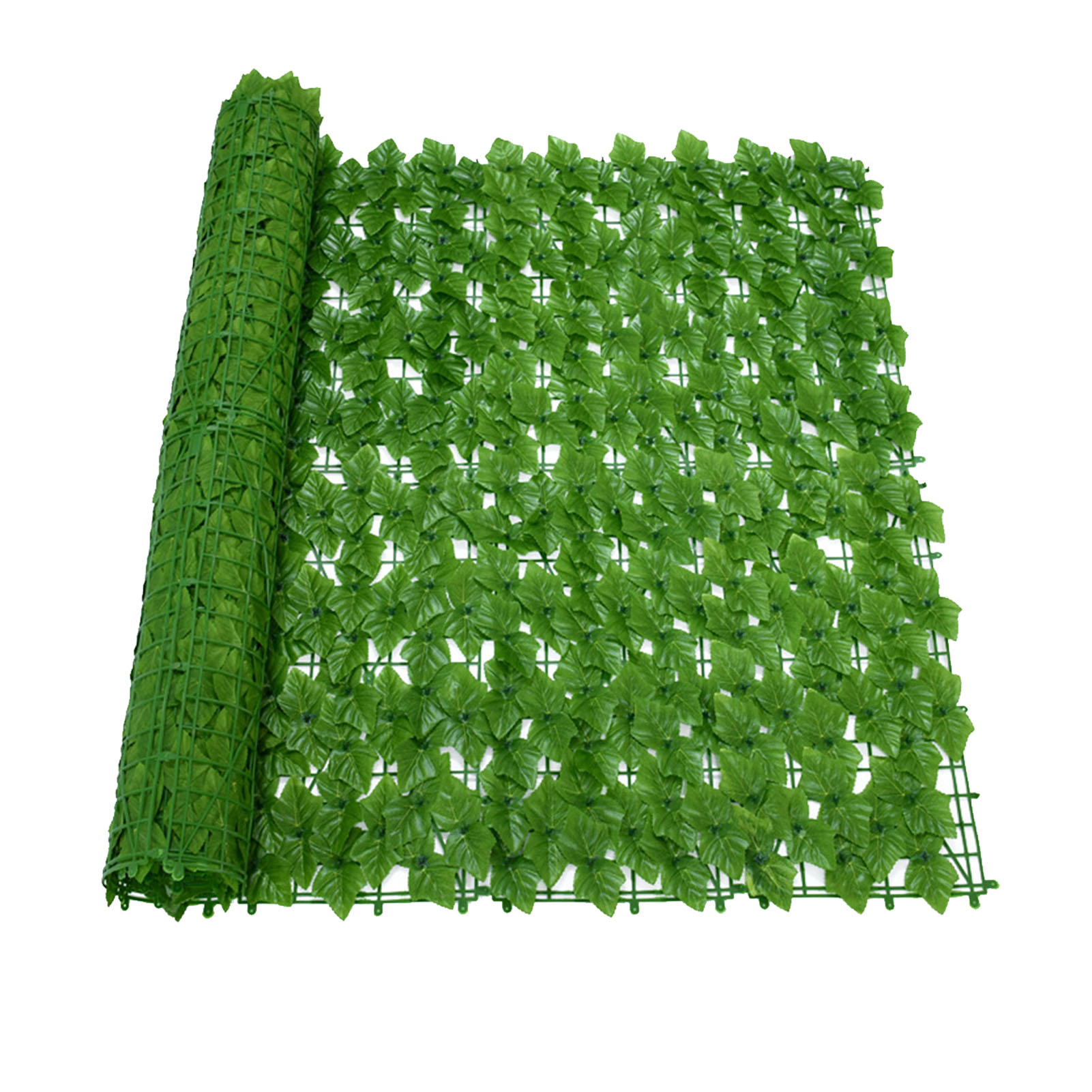 Artificial Privacy Screening Roll Garden Artificial Ivy Leaf Hedge Fence Wall Balcony Artificial Plant Gardening Supplies: Emerald Sweet Leaf
