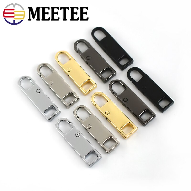 5pz 8.6X30mm 3 #5 #8 #10 # Chiusure Lampo Estrattore cerniera lampo in Metallo Testa Gancio a Molla kit di Riparazione dispositivo di Scorrimento FAI DA TE Cucire Istante Riparazioni Cerniere per il Sacchetto della chiusura lampo