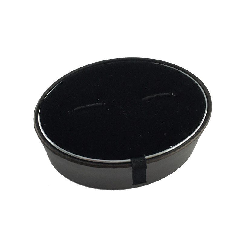 Caja de para gemelos, 1 par, caja de joyería negra, marrón, , cajas de almacenamiento de embalaje, bandeja de exhibición de joyería, contenedor: CTB043 BN box only