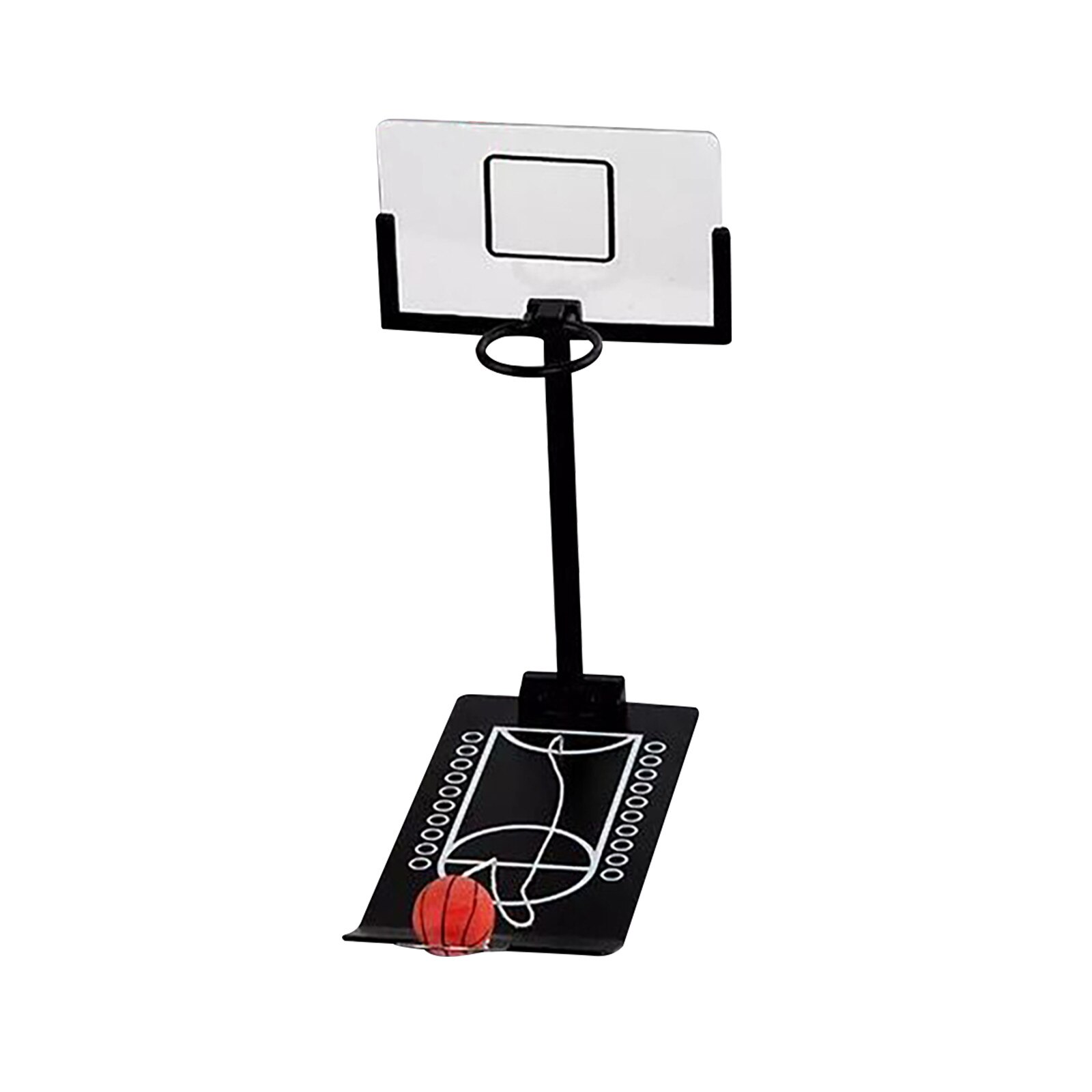 # Basketball Spiel Mini Faltbare Basketball Maschine Tragbare Klapp Schreibtisch Spielzeug Für Basketball Liebhaber freundlicher freundlicher Party Camping: Schwarz