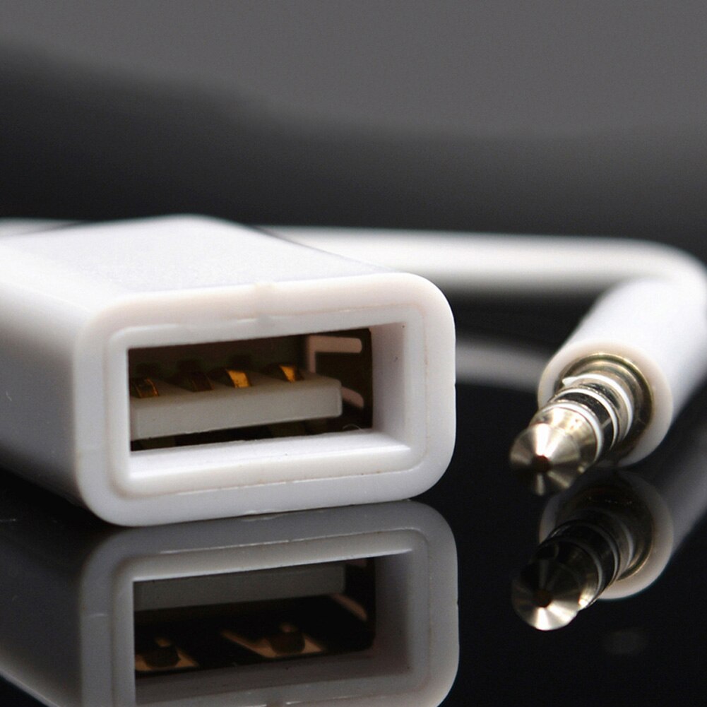 USB 2.0 3.5mm Jack Adapter Aux Cable Converter Audio Male To Female Car Plug Male Connector