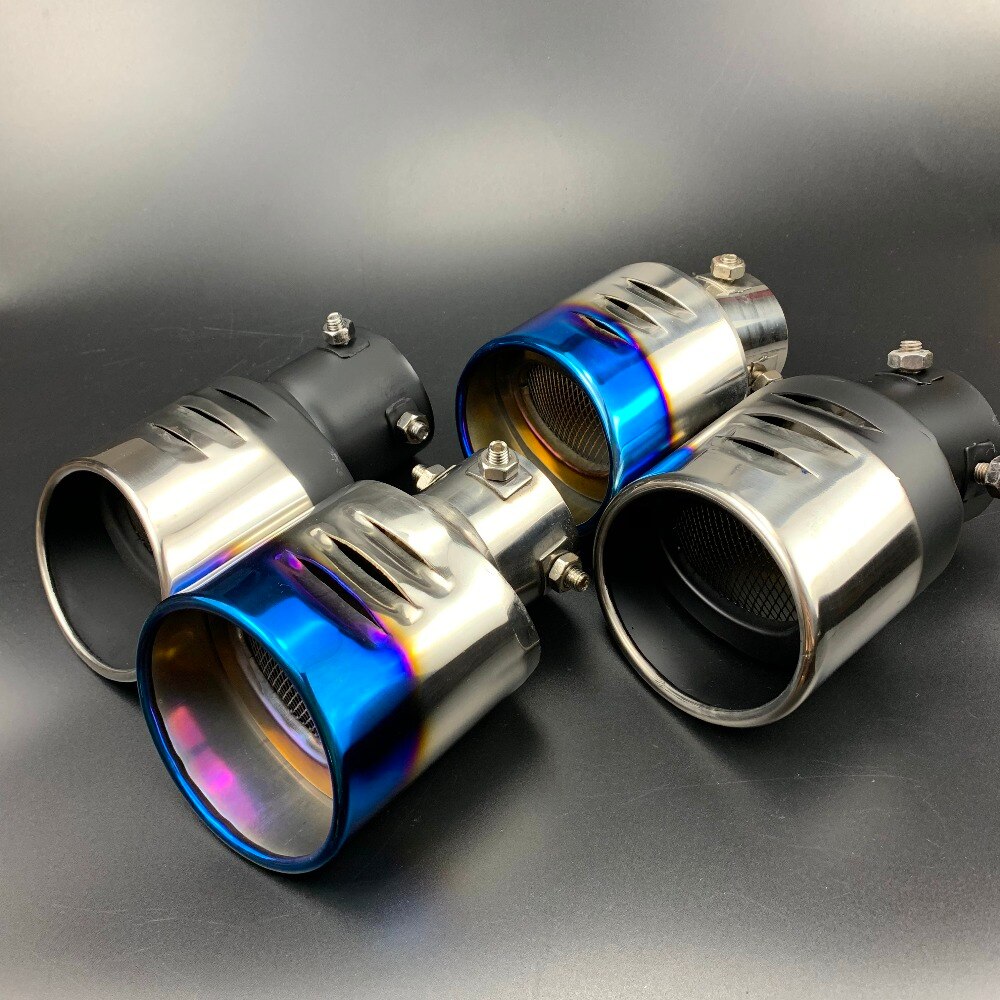 Car Styling Exhaust Pipe Tube Case For SEAT Ibiza Leon Toledo Arosa Arona Alhambra Exeo FR Supercopa Mii Altea Cordoba cupra