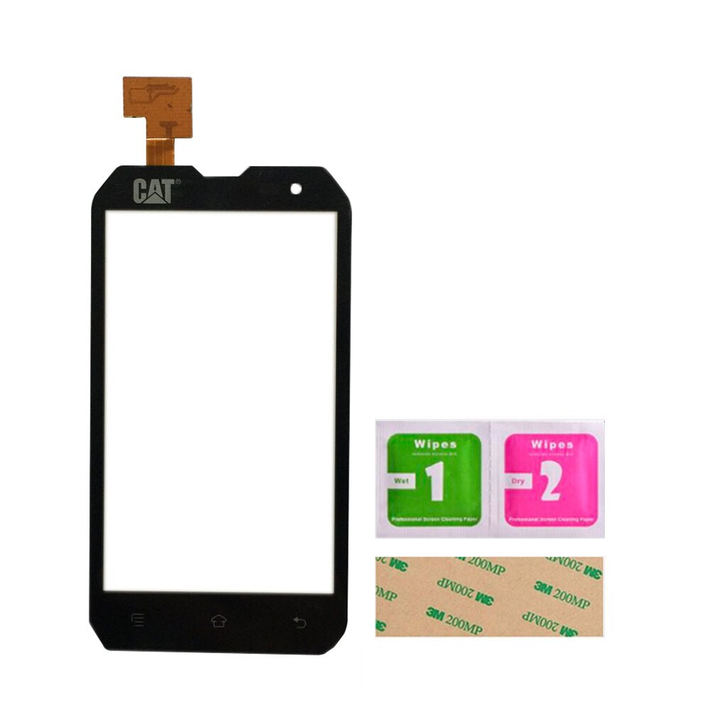 4.0 inch Mobile Touch Screen For Cat B15 Mobile Phone Front Touch Screen Glass Digitizer Panel Lens Sensor Tools 3M Glue