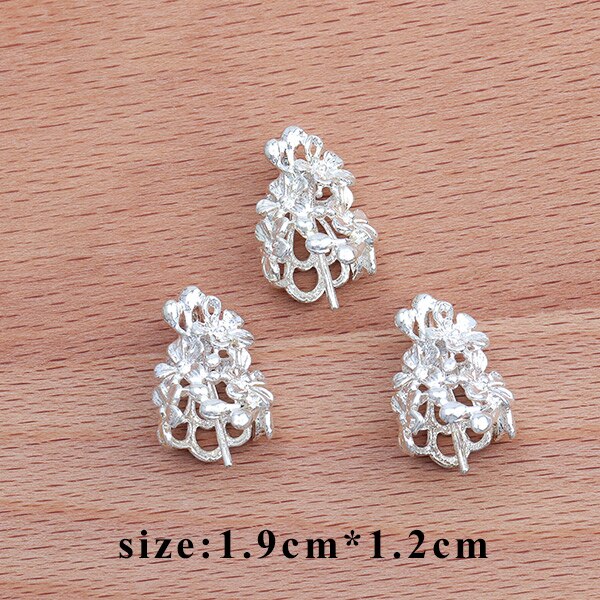 Gufeather  m336, smykketilbehør ,18k guldbelagte ,0.3 mikron, gør-det-selv-vedhæng, blomsterform, gør-det-selv øreringe, smykkefremstilling ,10 stk/parti: M33607