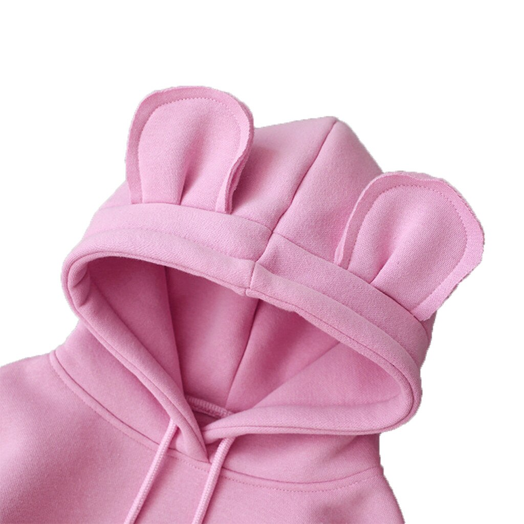 3M-3T enfants sweat-shirt enfant en bas âge bébé enfants garçon fille à capuche dessin animé 3D oreille sweat-shirt hauts vêtements Moletom