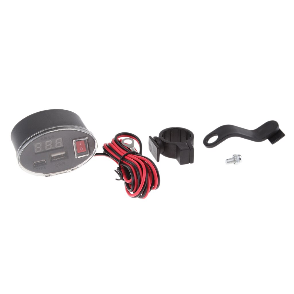 USB Waterproof Motorcycle 5-32v Gps Cell Phone Current Socket Charger