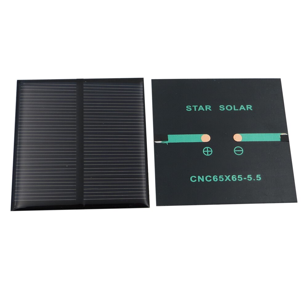 2 STUKS X Zonnepaneel 0.6W 5.5V 90mA Mobiele DIY Battery Charger Mini Zonnepaneel China Module Solar systeem Cellen voor Mobiele Lader Speelgoed