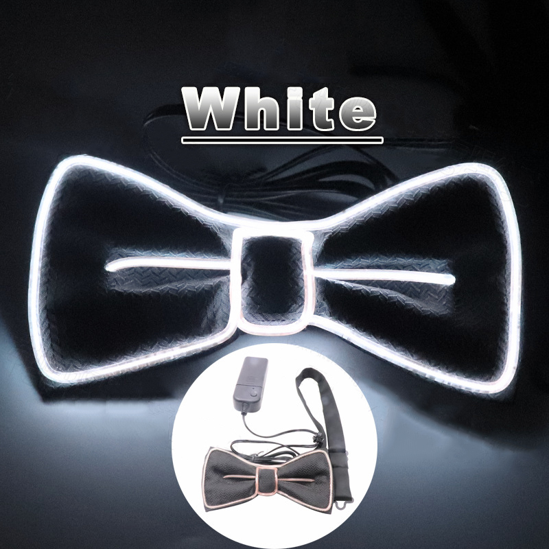 Leuchtende LED-Hosenträger für Herren, Fliege, Unisex, elastisch, verstellbar, Hosenträger, beleuchtete LED für Musik, Festival, Kostümparty: YELLOW