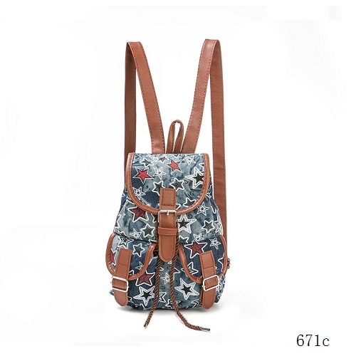 Miyahouse Böhmen Stil Schule Mini Rucksack Für Teenager Mädchen Leinwand Kleine Rucksack Frauen Reisen Freizeit Buch Rucksack: 671c