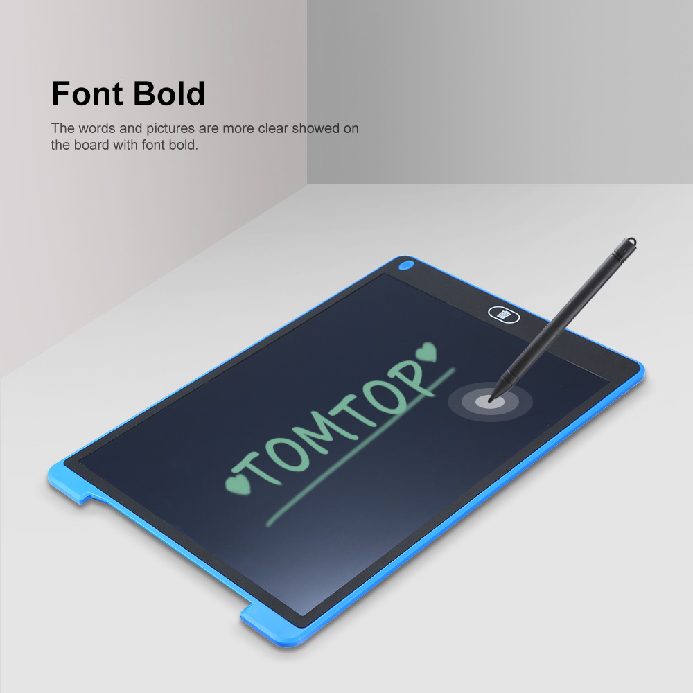 8.5 Inch LCD Drawing Tablet Portable Digital Pad Writing Notepad Electronic Graphic Board Notes Reminder Font Bold with Pen