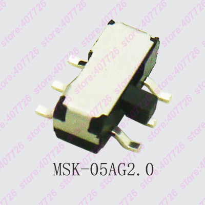 20PCS Mini Slide Switch On-OFF Micro Toggle Switch 1P2T H=1.5/2/4MM Miniature Horizontal Slide Switch SMD/DIP