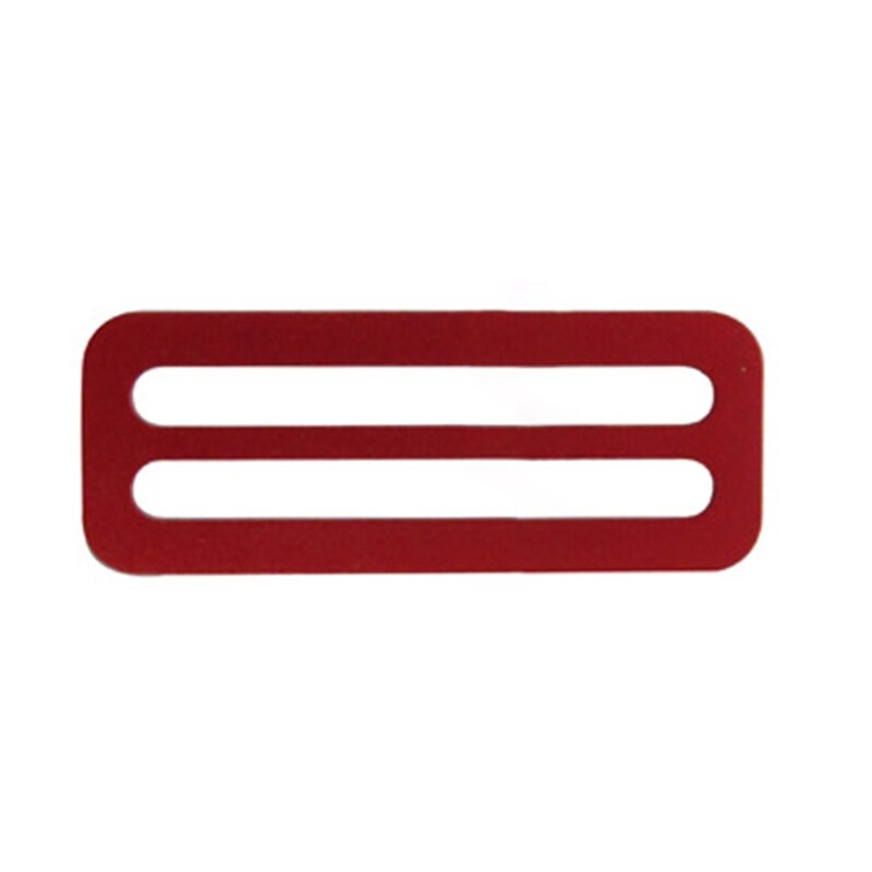 Durable Aluminum 50mm Scuba Diving Jacket Vest Side Buckle Weight Belt Slide Keeper D Ring Webbing Harness Belt Retainer: Red