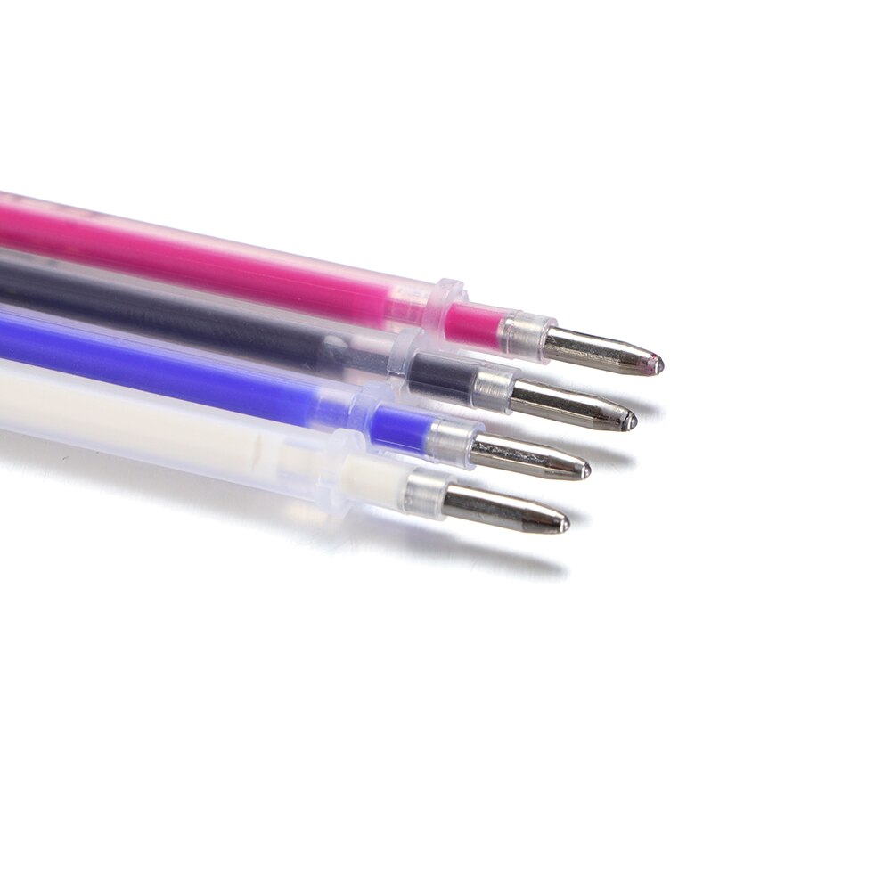 Bolígrafo de borrado por calor, rotulador de tela que desaparece a alta temperatura, recargas para confección de tela, herramientas de costura de cuero PU, 1 ud., 10 Uds.