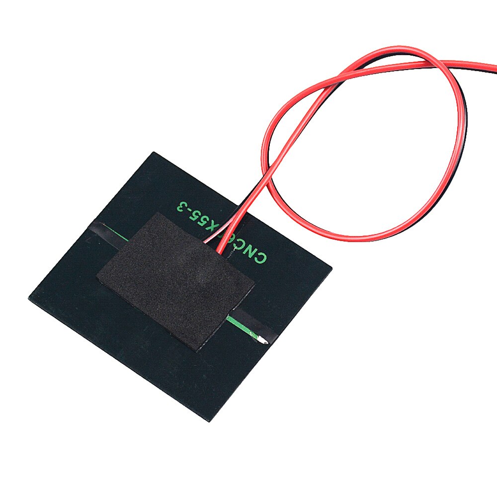 1PCS 3V 150mA 0.45W Solar Panel With 30CM Wire Mini Solar System DIY For Battery Cell Phone Charger