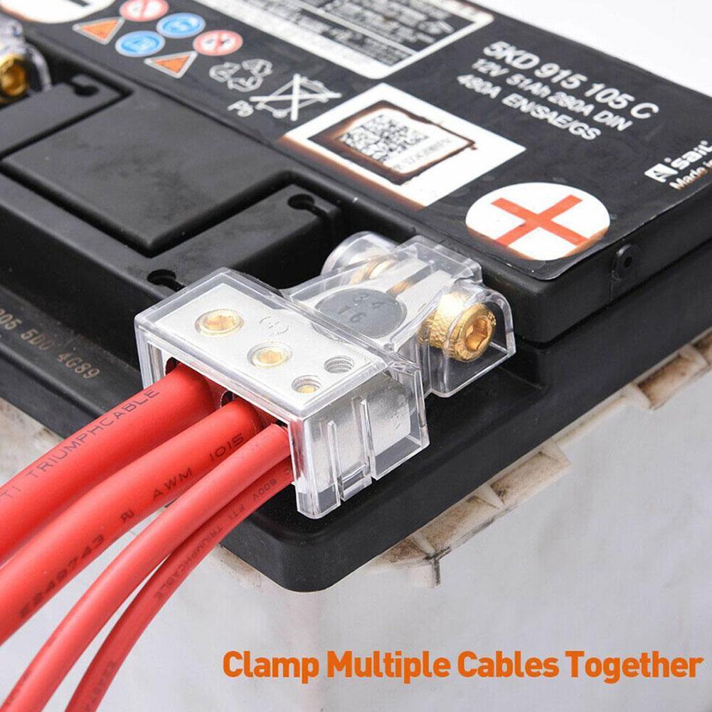 Car Interior Supplies Car Truck Battery Terminal Clamp Universal Connector Chuck Negative Positive Negative Terminal Positi I9X3
