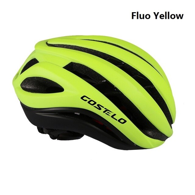 Casco para Ciclismo aéreo, Casco aerodinámico de carreras o de carretera para hombre, Casco aerodinámico para Ciclismo,: yellow