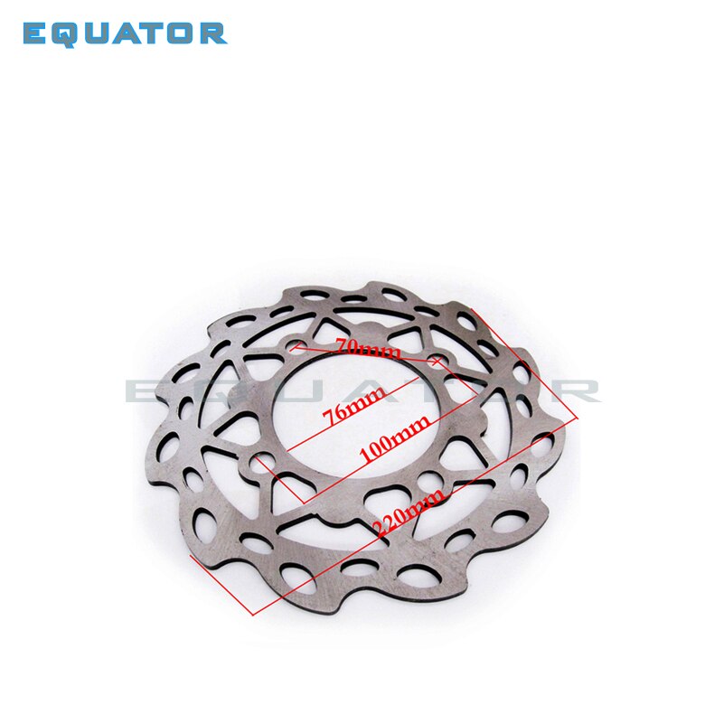 Motorcycle dirt pit bike parts Front Rear disc brake disc plate for Motorcycle CRF 50 CRF70 KAYO KLX 110cc-125cc Apollo T40