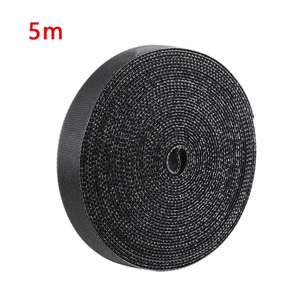 Nylon Strap Cable Cord Organizer Wire Winder Holder Earphone Mouse USB Cable Fastener Management Wire Protector: 5M