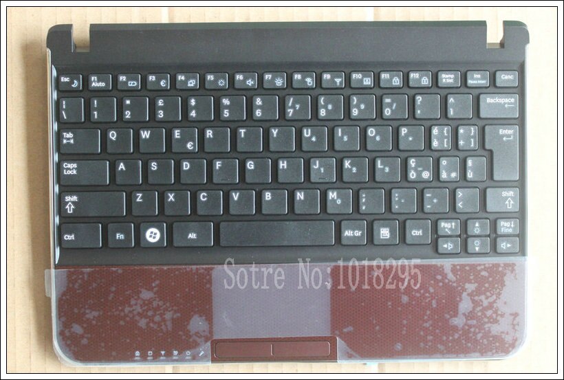 Italië Laptop Toetsenbord Voor Samsung Np N220 Het Itallian Layout Met Plamrest Touchpad Case Cover BA75-02593E