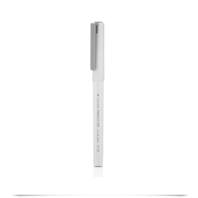 Ceramic Cutter Pen Knife Wear-Resisting Newspaper Hand Book Cutter Tape Ceramic Blade Diamond Painting Tool: 1pc white cutter