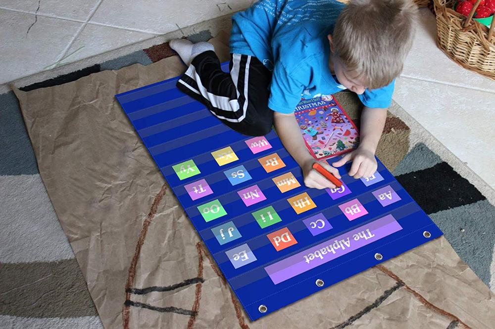 Godery Standard Pocket Chart Teacher's Friend Durable Classroom Pocket Chart ideal for all kinds of classroom uses
