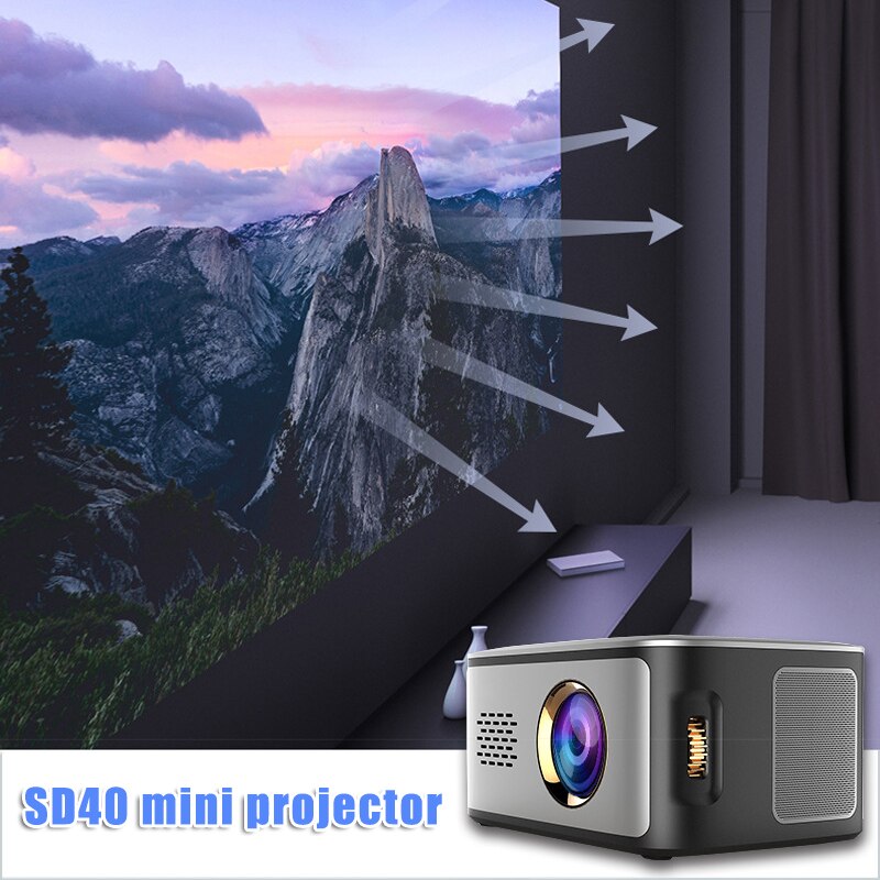 LED Mini Projector Multimedia HD 1080P Video Movie Home Theater Cinema AS99