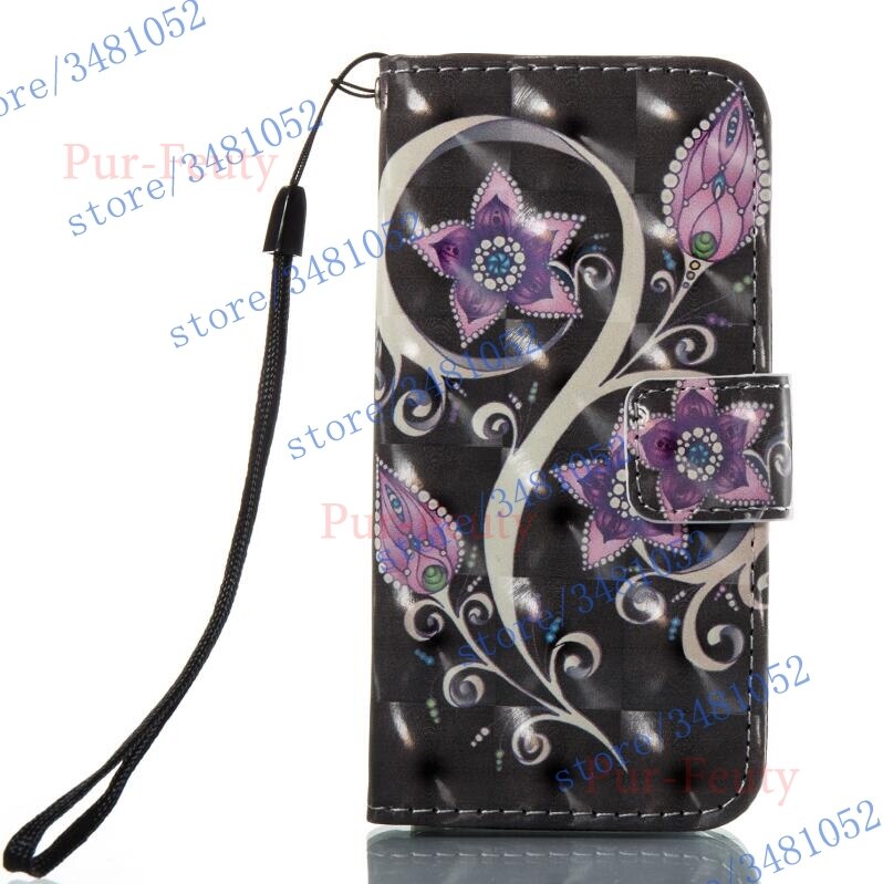 Flip Wallet Case for Huawei Honor 6C DIG L21HN Cover Butterfly Tower Case for Honor C6 DIG-L21 PU Leather Protective Phone Cover: 3