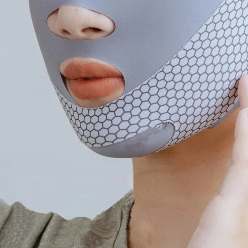 Face-Lift Mit Schlaf Gesicht V Shaper Gesichts Abnehmen Verband Entspannung Form Lift Reduzieren Doppel Kinn Gesicht Dünnen Band Massage