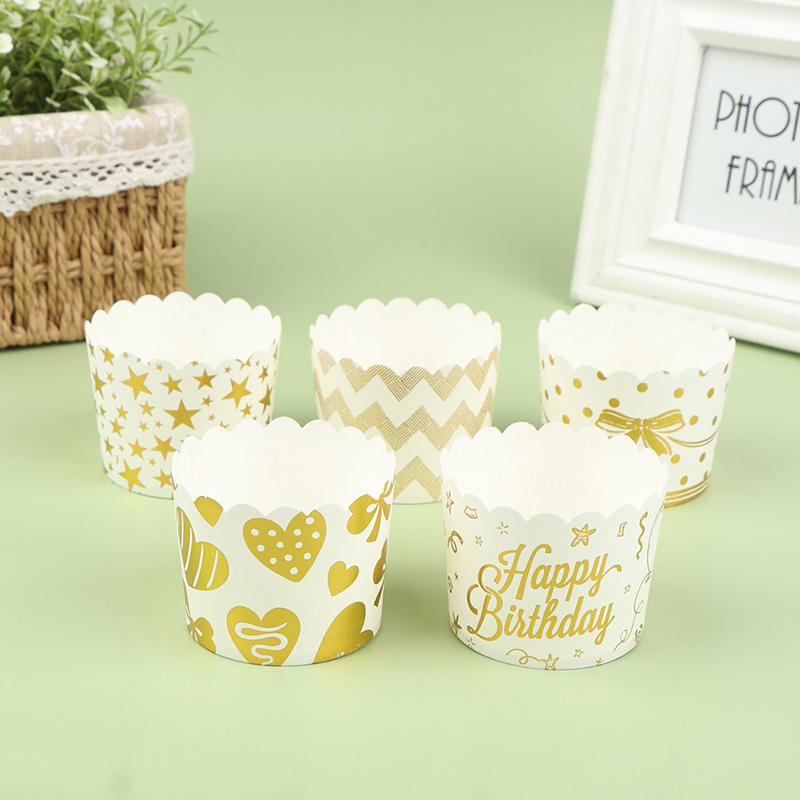 Xyvor 50 Pièces Rouge Et Blanc Cupcake Wrapper, Caissettes Cupcake