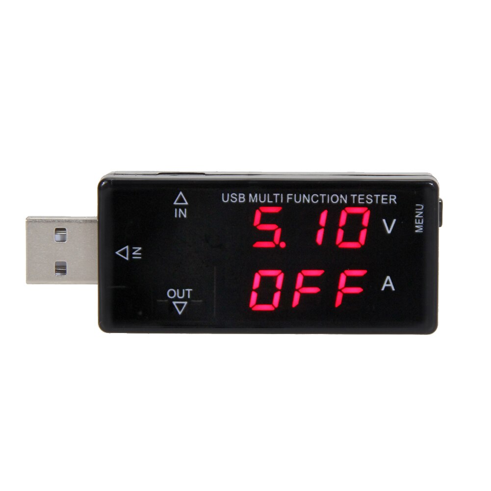 Display usb multifunction tester 3v-30v mini tensão atual carregador tester usb medidor de banco de potência