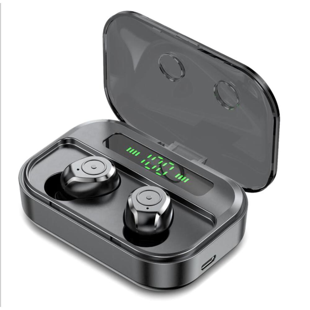 TWS Bluetooth 5.0 headset M7S wireless headset stereo gaming headset mini earplugs 1500mah charging box: Default Title